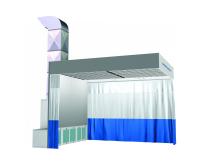 Пост подготовки к окраске с колоннами nordberg nb100b