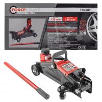 Домкрат подкатнойгидравлический 2 т (h min - 135мм, h max - 320мм) с резиновой накладкой fk-t82007