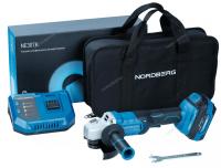 УШМ аккумуляторная, Ø диска 125 мм, 20 В, с аккумулятором и зарядным устройством ne307k