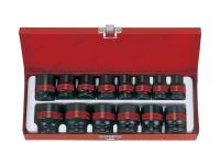 Набор ударных торцевых головок 1/2 шестигранные, 14 предметов king tony 4414sp