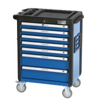 Тележка инструментальная, 7 выдвижных ящиков, синяя t7n(b)