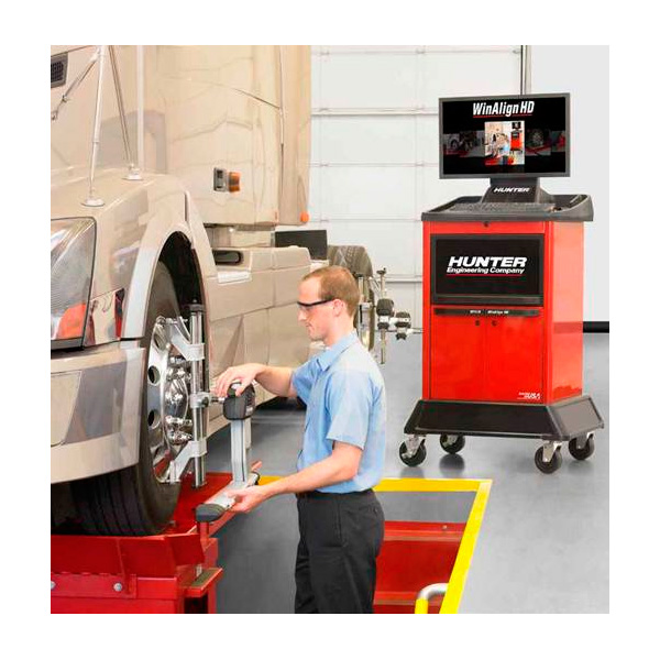 Стенд сход-развал для грузовых а/м, 4 беспроводные измерительные головки, HUNTER, WA510E/DSP740T 172147