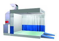 Пост подготовки к окраске с креплением к потолку, с подогревом nb300c cabel susp