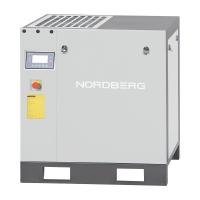Компрессор винтовой, 7,5 кВт, 10 бар, 900 л/мин, без ресивера, серый ncc10-g