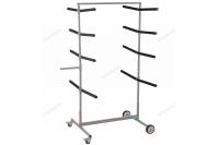 Стенд для хранения бамперов двухсторонний, мобильный s5