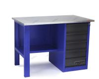 Верстак однотумбовый (тумба с 5 ящиками) верстакофф proffi112 д5 101106