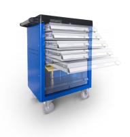 Тележка инструментальная 6 полок t6