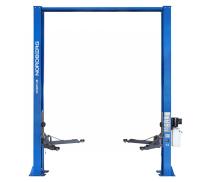 Подъемник двухстоечный 4 т, верхняя синхронизация, 380 В, синий n4120h1-4b_380