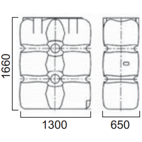 Топливный бак для дизельного топлива 1000 л т1000кз
