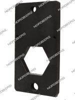 Пластина фиксатор шестигранника для 4640 nordberg c-70-1220003