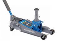 Домкрат подкатной 2 / 3 т с изменяемой высотой подхвата и регулируемой проставкой n32025