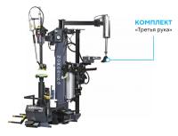Станок шиномонтажный суперавтомат, до 30inch (Дюйм) с автоматической монтажной головкой, серый 4637