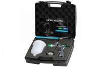 Краскопульт HVLP с верхним бачком, сопло 1,8 мм, пластиковый кейс np7519