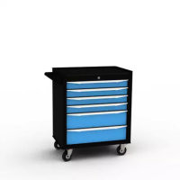 Тележка инструментальная 6 полочная GARWIN ECO синяя tel-ge-6-b