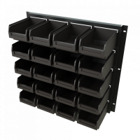 Держатель GAROPT для лотков 20шт (лотки в комплекте), крепление на стену или перфорированную панель gtppd9