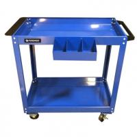 Тележка инструментальная 2-х полочная (350х770х820мм, размеры полок-60х350х700мм) f-1141342