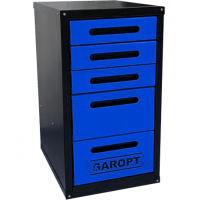 Тумба 5 ящиков для верстака GAROPT (СИНЯЯ) gty5.blue