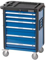 Тележка инструментальная, 6 выдвижных ящиков, синяя t6n(b)