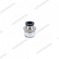 Фитинг прямой трубка 8мм резьба 3/8inch (Дюйм) qpc8-03