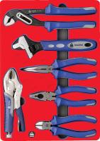 Набор пассатижей, плоскогубцев и бокорезов, ложемент, 6 предметов мастак 5-3006