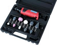 Пневмобурмашинка 1/4' с комплектом насадок в кейсе np3020
