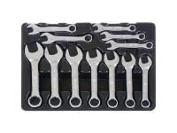 Набор укороченных комбинированных ключей, 12 предметов king tony 9-1282mr