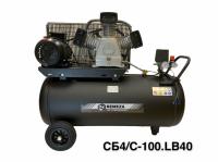 Компрессор поршневой 100.LB40 REMEZA (Белоруссия): 580 л/мин., 10 бар, ресивер 100 л., 3 кВт, 380В, габариты без упак. 1150x500x1000 мм, 100 кг. сб4/с-100.lb40