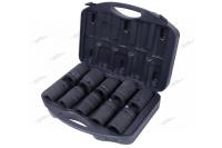 Набор глубоких торцевых головок 1inch (Дюйм)inch (Дюйм), шестигранные, 21-41 мм, для мультипликатора,10 предмето 100-68010c