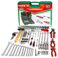 Набор инструмента (121 предмет) СТАНКОИМПОРТ НАБ.14.12.121 наб.14.12.121