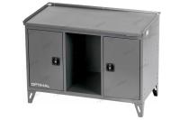 Верстак слесарный трехтумбовый, 2 серые створки nw302 7012/7015