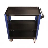 Тележка инструментальная 3-х полочная с перфорациями (800х420х930мм, полки:800х420х40мм-2шт,800х420х80мм, перфорации:420х800мм, в к-те 10 крючков) f-1141323(rf-1141323)