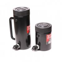 Цилиндр гидравлический с резьбовым штоком и гайкой для механической фиксации 30т (ход штока-100мм, Ø штока-75мм,общий Ø-103мм, L-206мм, 700bar) fk-yg30100ls