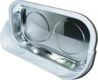 KA-5224-Т Лоток прямоугольный магнитный, 240-143 мм. с пластиковой накладкой ka-5224-т