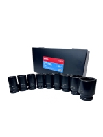 CS1239 Набор коротких ударных головок 1inch (Дюйм)27-50 мм. cs1239