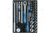 Набор торцевых головок 1/4inch (Дюйм)inch (Дюйм)&1/2inch (Дюйм)inch (Дюйм) с принадлежностями, ложемент, 60 предметов 9-7560mrv01