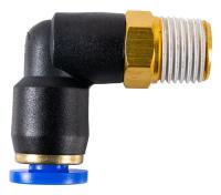 Фитинг угловой 90°, разъем 4-1/8 STD202 (пластик) 0306035 0306035 0306035