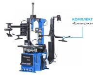 Станок шиномонтажный автомат, инверторный, стол с накладками, 220 В, синий 4643id (b)