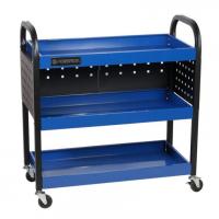 Тележка инструментальная 3-х полочная с перфорациями (800х700х350мм, полки 700х350х50мм) f-1141313