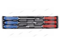 Набор отверток силовых, ложемент, 6 предметов king tony 9-30206mr