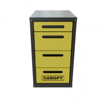 Тумба 4 ящика для верстака GAROPT (ЖЕЛТАЯ) gty4.yell