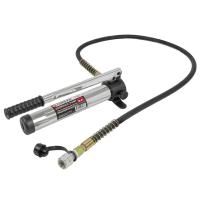 Насос гидравлический ручной 4т(объем масла-04л, давление-600bar,L шланга-0,8мм) f-b600