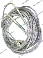 Трос для подъемника NORDBERG N4122HE-6B (4,8 м) (комплект 2 шт.) (L 13010 мм) n4122h-6t#l-rope