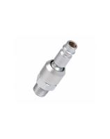 Переходник inch (Дюйм)папаinch (Дюйм) быстросъемный - резьба M1/4inch (Дюйм) с шарниром npm22s
