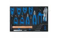 Набор съемников стопорных колец, молоток, выколотки, ложемент, 17 предметов 9-90217grv02