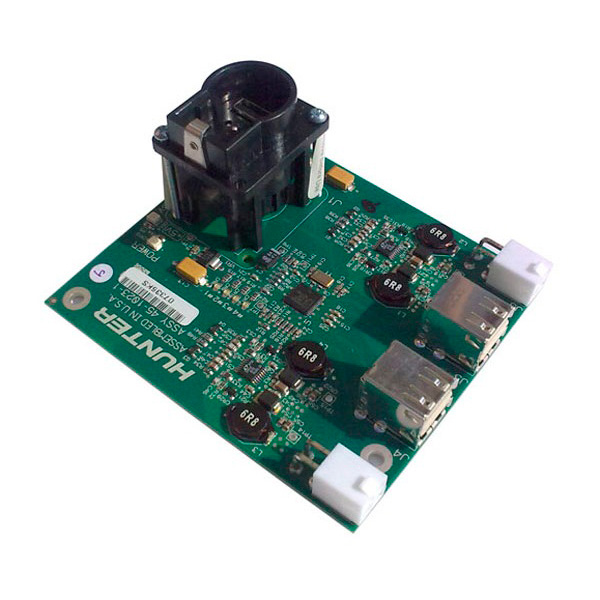 Плата-разветвитель с 4 USB + 3 разъема питания, HUNTER, 45-1625-1 179654