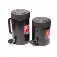 Цилиндр гидравлический с резьбовым штоком и гайкой для механической фиксации 50т (ход штока-50мм, Ø штока-95мм,общий Ø-123мм, L-164мм, 700bar) fk-yg5050ls