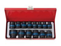 Набор ударных торцевых головок 1/2 шестигранные, 14 предметов king tony 4414mp