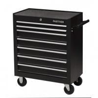 Тележка инструментальная 7-ми полочная, 670Х620Х330мм(черная) (полки:505Х280Х30-2ШТ, 505Х280Х80мм-5шт, прорез.-ые вкладки в полки и на раб. стол-8шт) pa-11471137