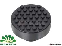 Накладка резиновая для подкатного домкрата ø38 h33 1049