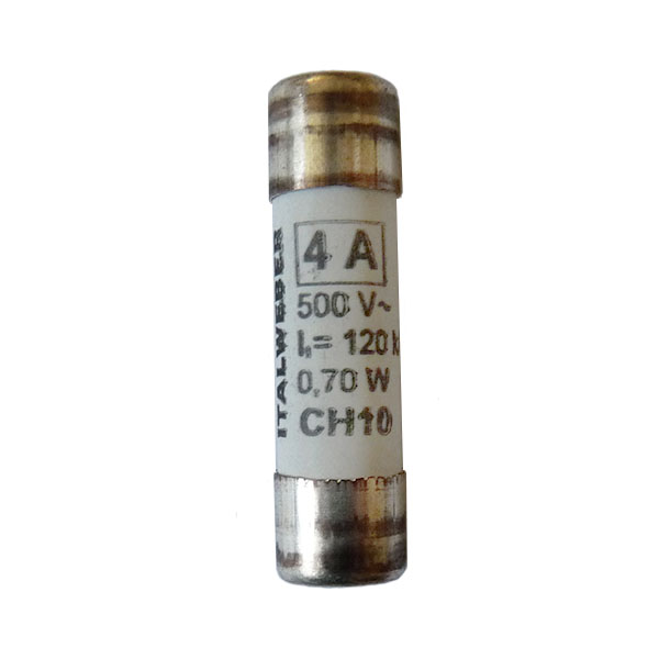 Предохранитель 4А 500V 10,3x38, APAC, OMA, WERTNER, B5662 48811